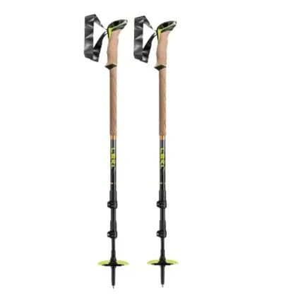 Sticks Leki Sherpa (antracita/amarillo neón)