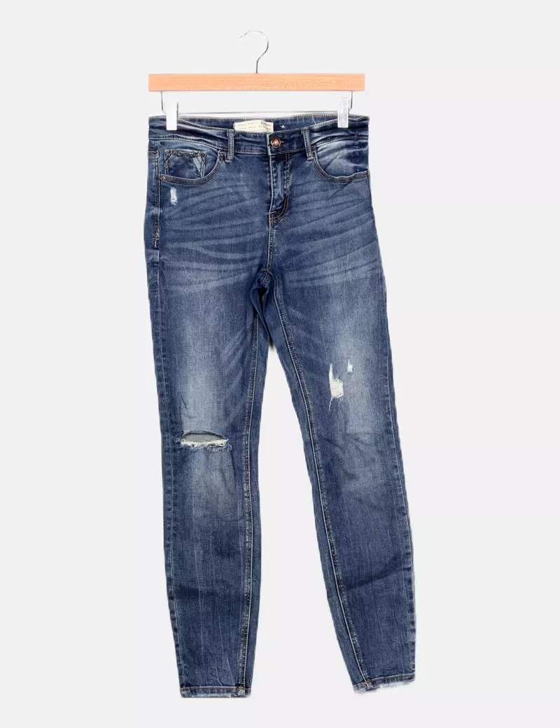 Stradivarius Jeans azul básico