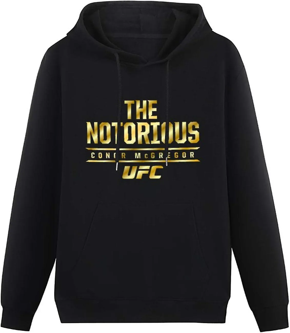 SUDADERA CON CAPUCHA LIGERA CONOR MCGREGOR SUDADERAS NEGRAS HAYMAKER TRIBLENDS COOL COTTON BLENDSU205