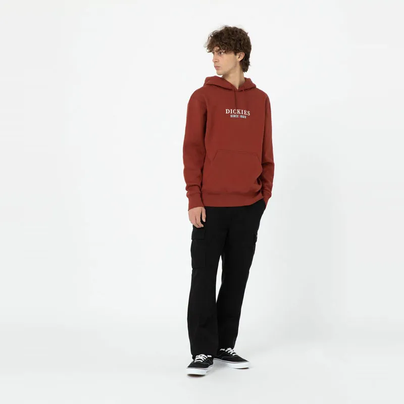 Sudadera Dickies: Park Hoodie (Fired Brick)