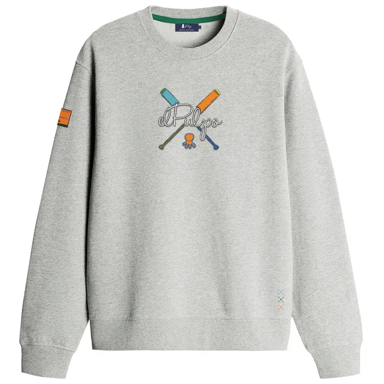 SUDADERA HOMBRE  PULPO SUDADERA ESTAMPADO REMOS COLOR