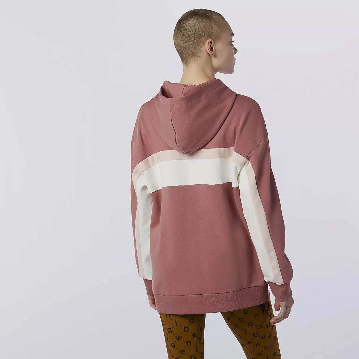 sudadera NB A HL HOODIE rosa