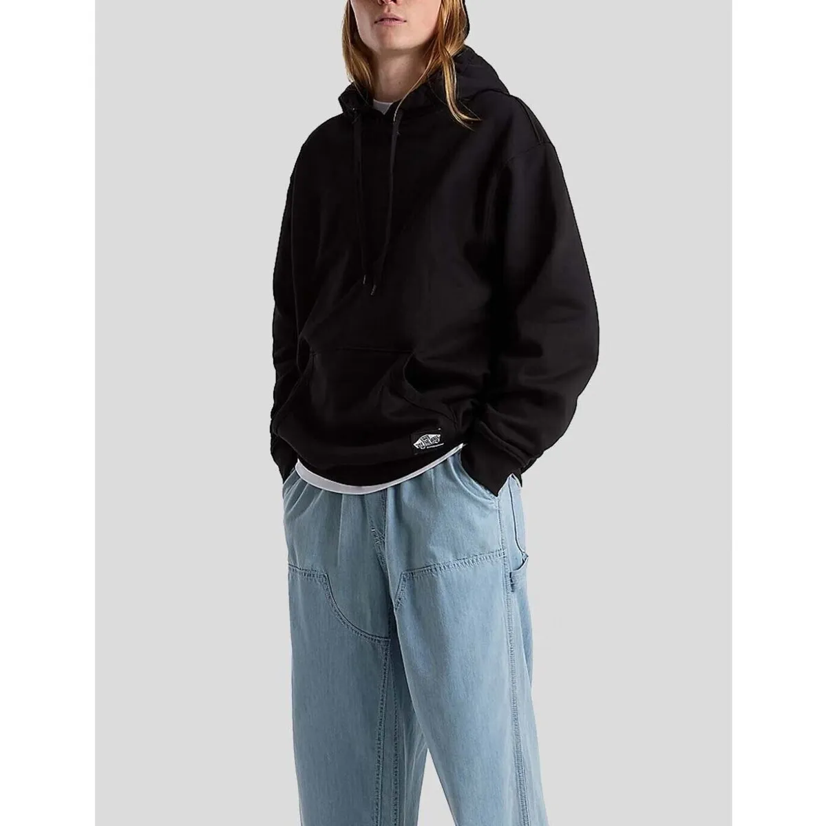 SUDADERA   SKATE CLASSICS PATCH HOODIE   BLACK