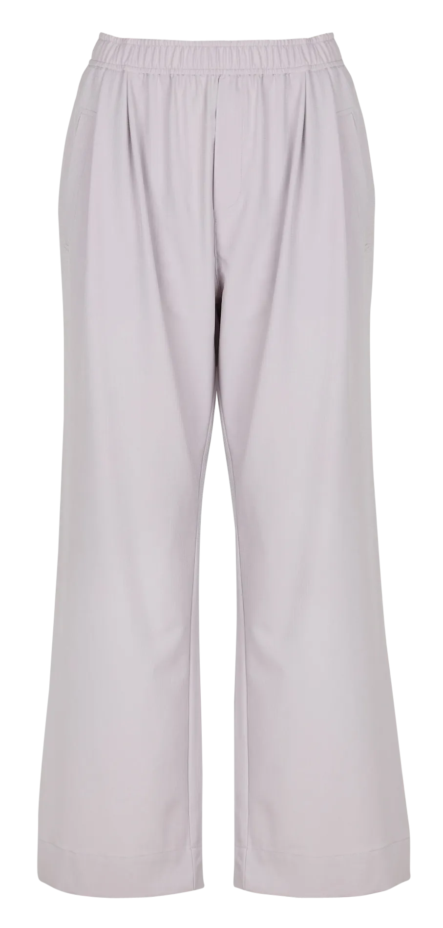 TACOMA  PANTALóN RECTO DE TALLE ALTO CON RELIEVE EN ROSA
