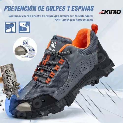 Tenis De Seguridad Zapatos Trabajo Industrial Hombre Ekinio