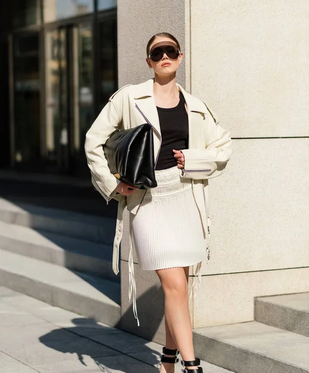 The Attico by Linda Farrow Karl black sunglasses