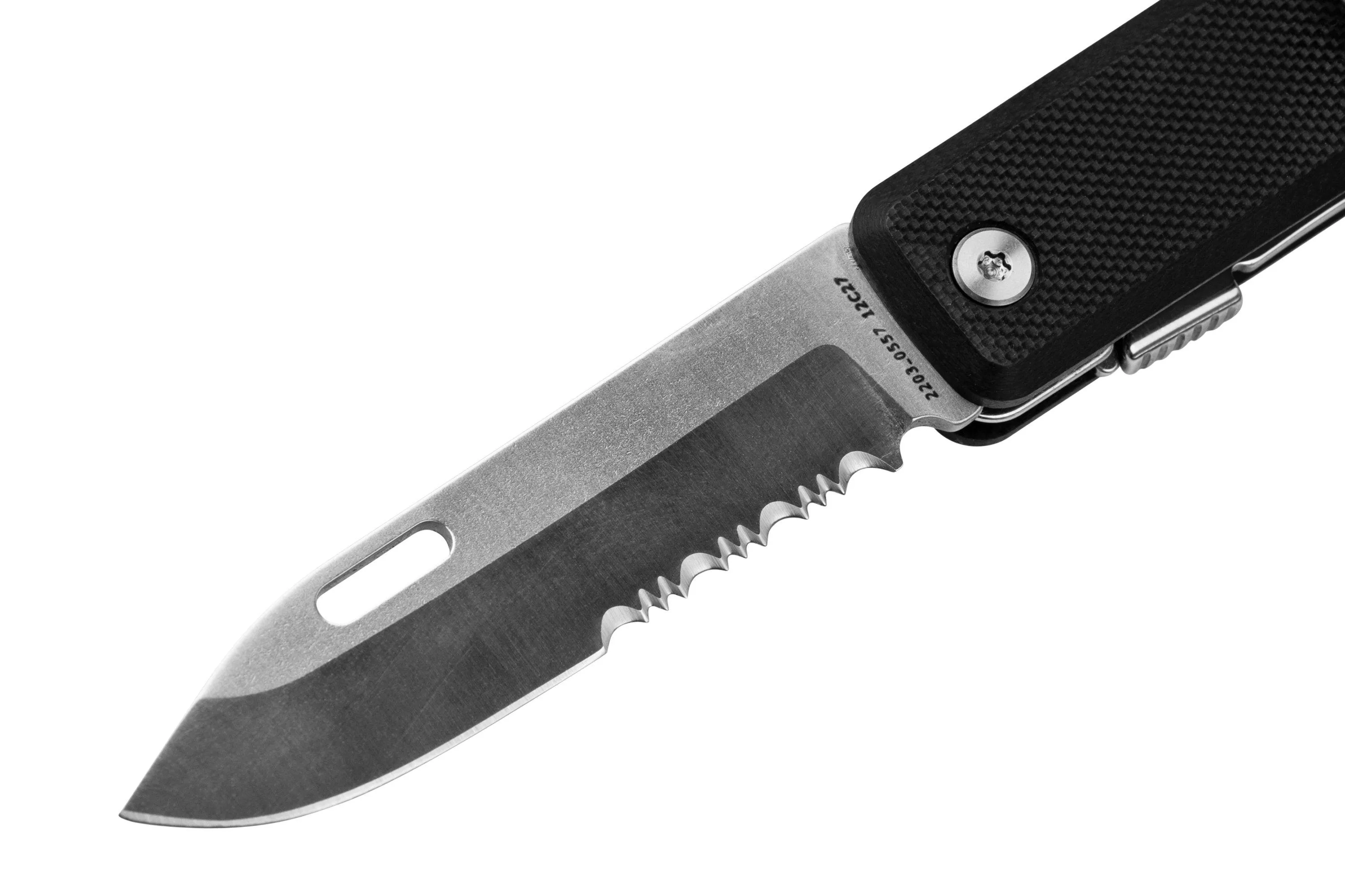 THE JAMES BRAND THE ELLIS SCISSORS SERRATED BLACK G10 STAINLESS KN11910101 NAVAJA