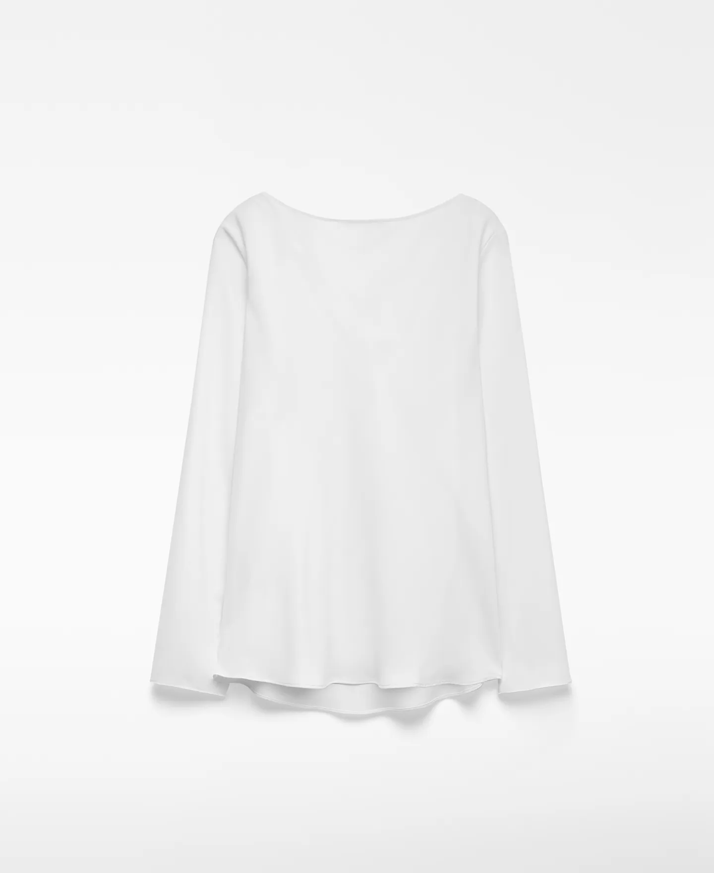 Top cuello drapeado mujer