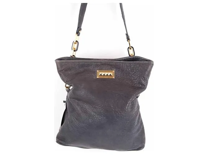 Tory Burch Bolsos de hombro de cuero Negro 
