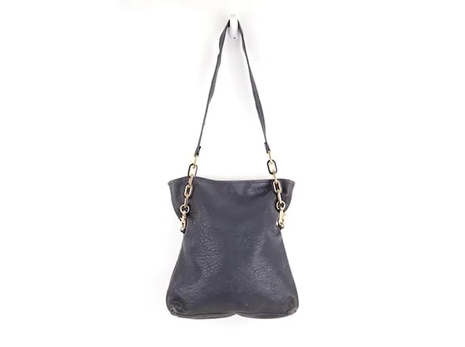 Tory Burch Bolsos de hombro de cuero Negro 