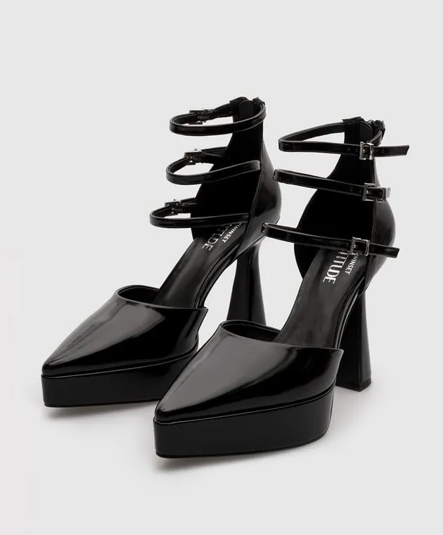 Twinset Actitude Black slingbacks