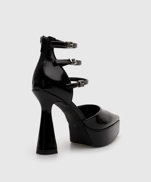 Twinset Actitude Black slingbacks