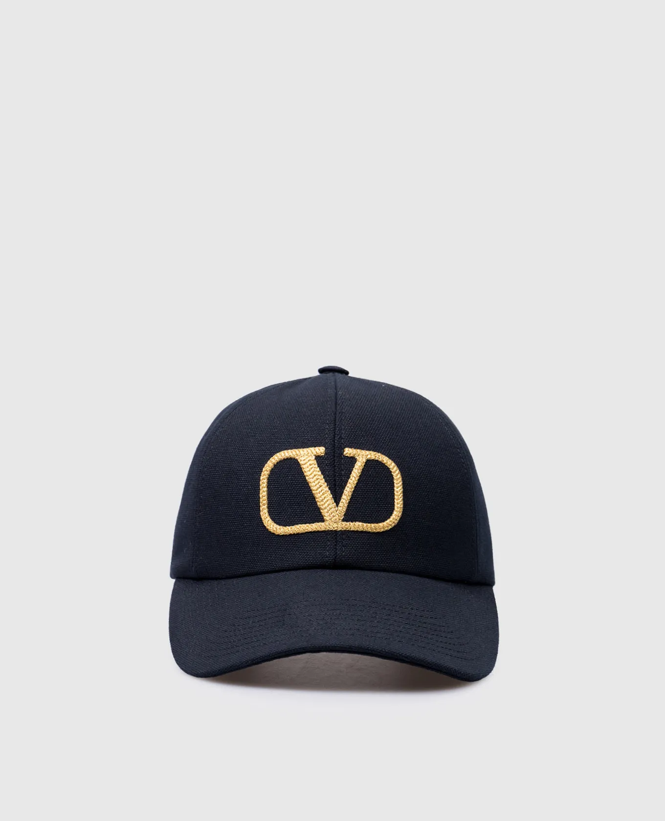 Valentino Blue cap with VLOGO embroidery