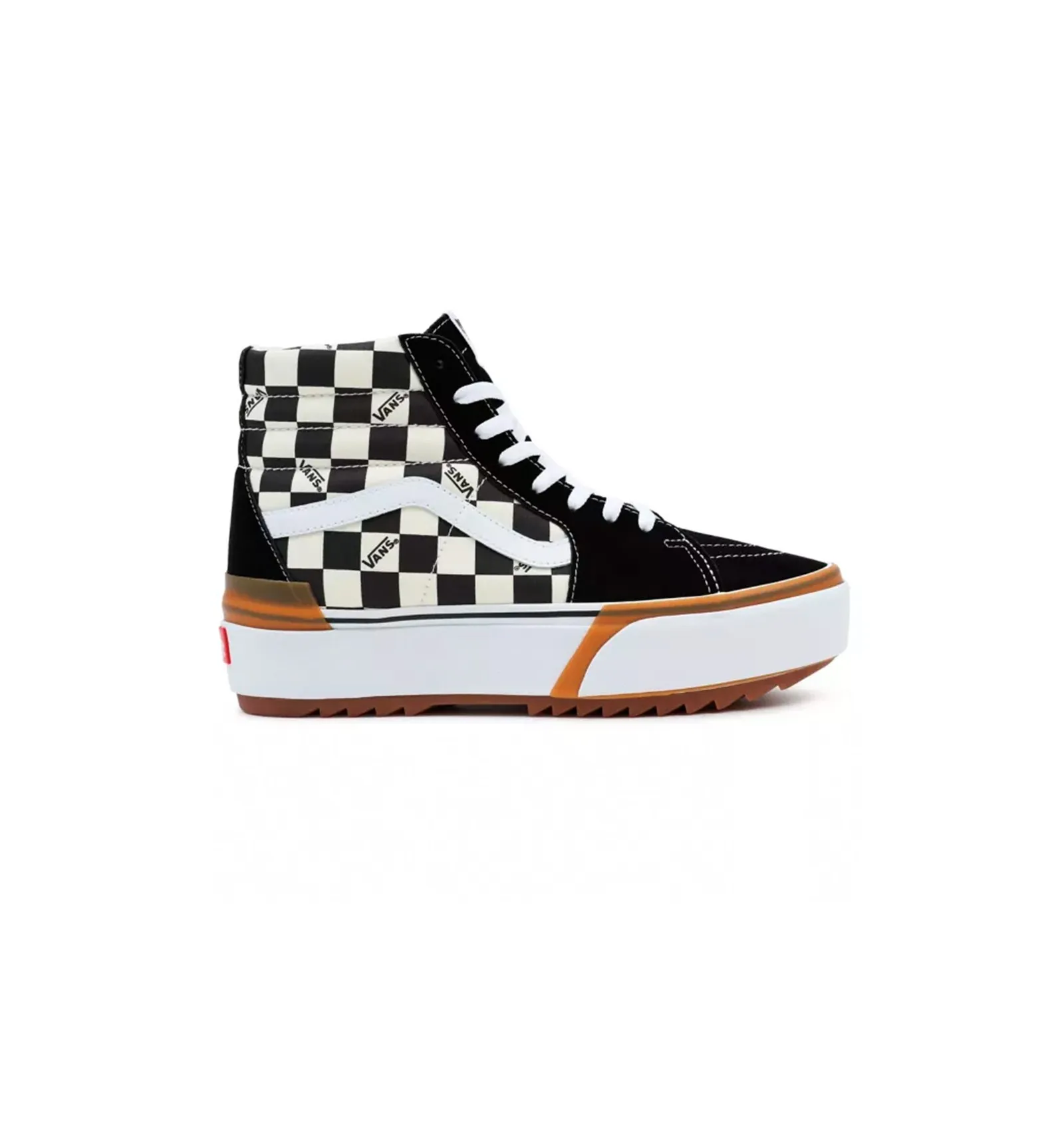 VANS U SK8 STACKED CHECKERBOARD MULTI/TRUE WHITE