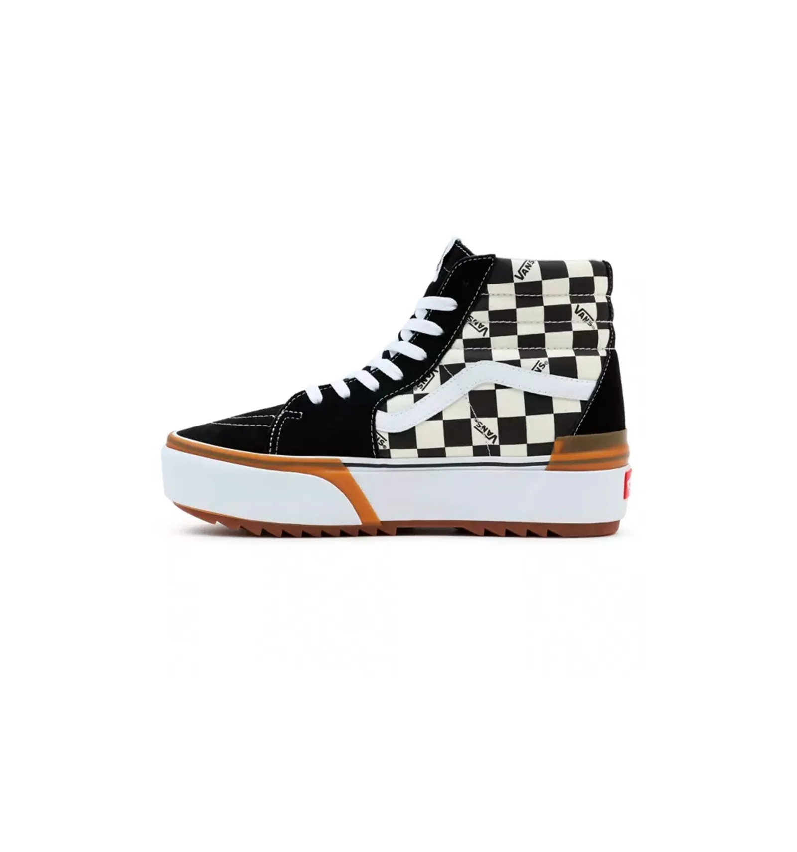 VANS U SK8 STACKED CHECKERBOARD MULTI/TRUE WHITE