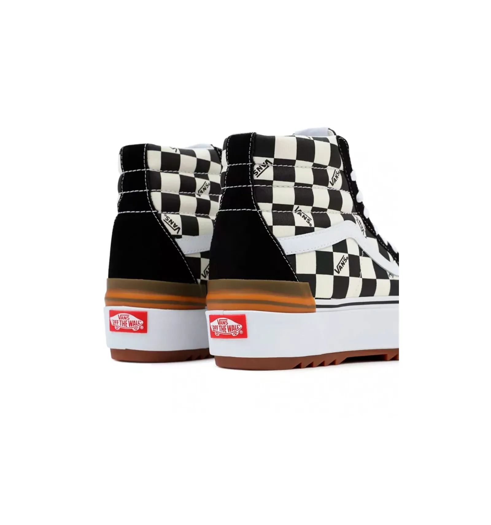 VANS U SK8 STACKED CHECKERBOARD MULTI/TRUE WHITE