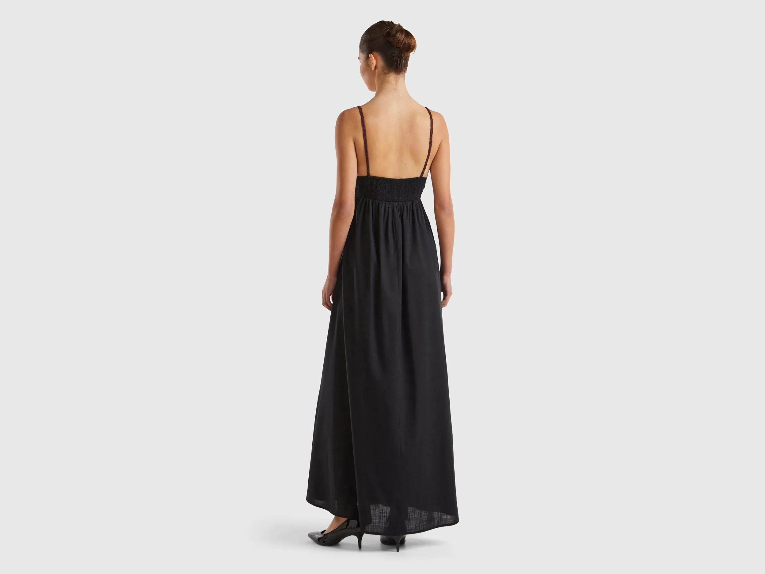 Vestido con top de ganchillo