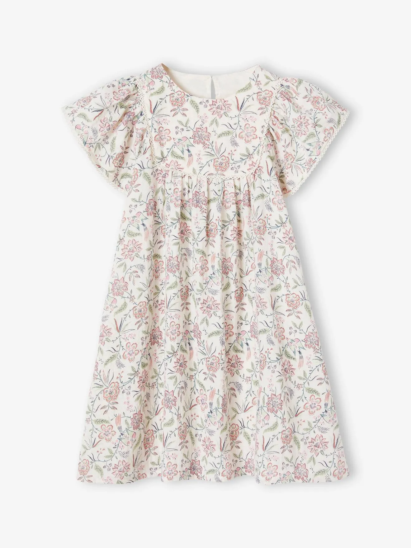 Vestido estampado para niña colección cápsula Día de la Madre