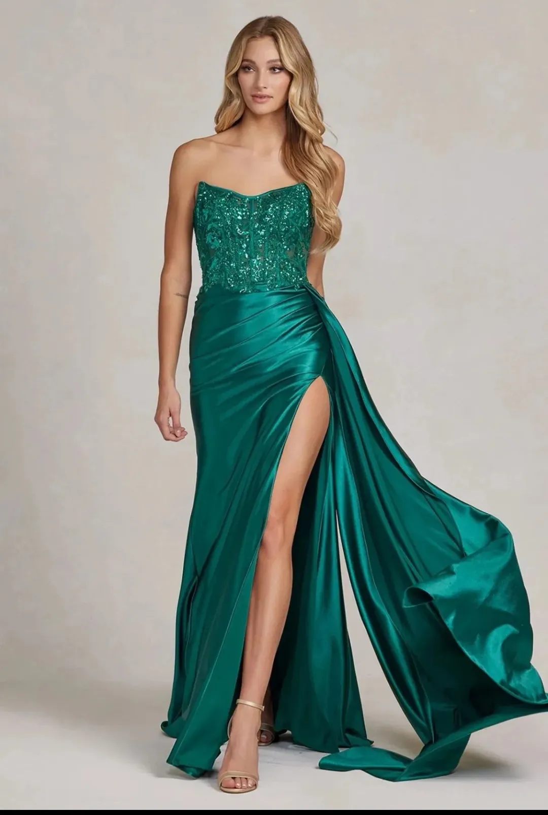 Vestido largo para boda o graduación