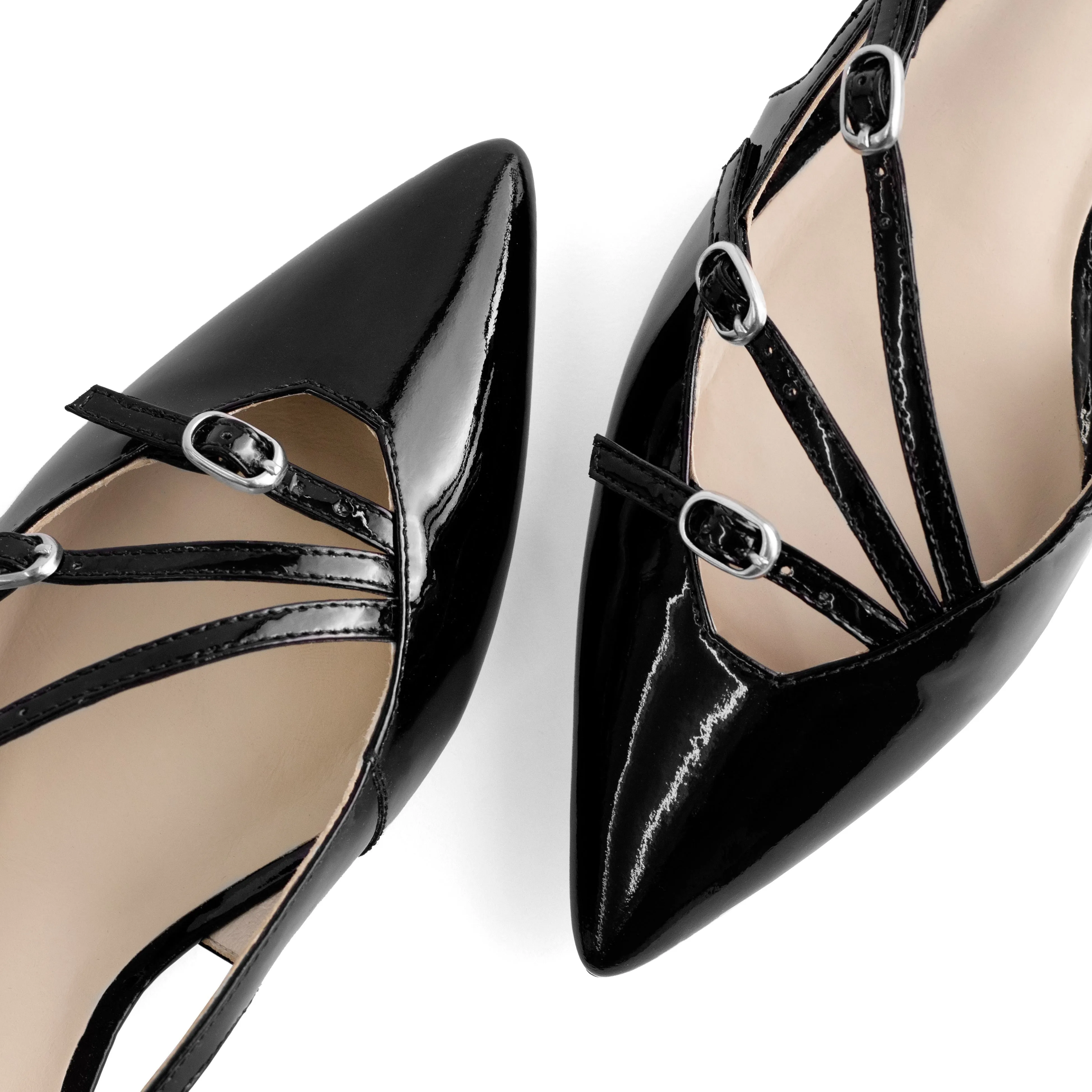 Vinci Shoes Bailarinas Tais Negras
