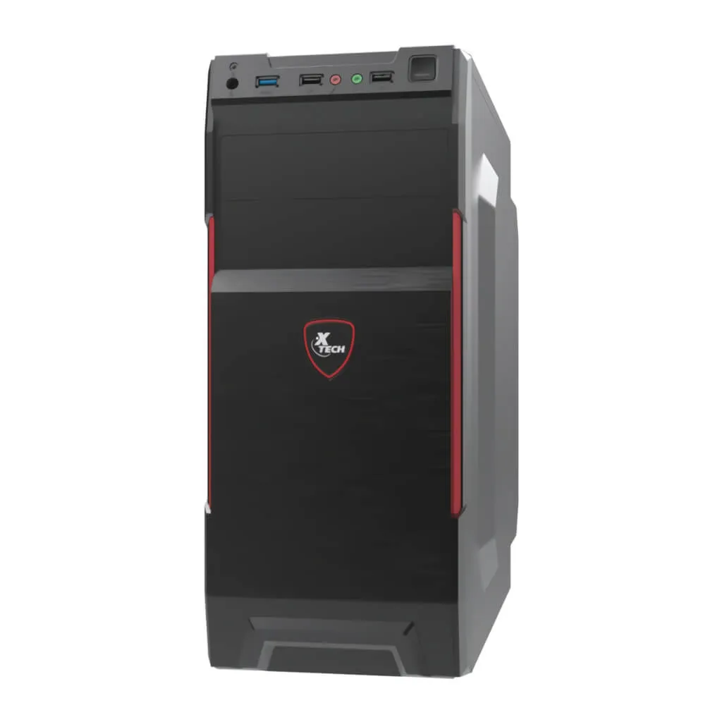 XTECH CAJA PARA CPU CON UNIDAD DE FUENTE DE ALIMENTACIóN ATX/MICROATX (XTQ214)