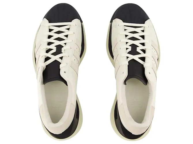 Y3 ZAPATILLAS GENDO SUPERSTAR  Y3  CUERO  BLANCO 