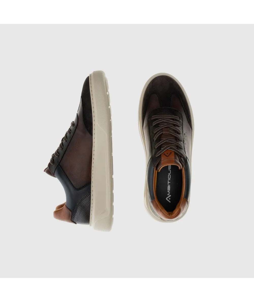 ZAPATILLA EN CUERO AMBITIOUS KIT LOWTOP