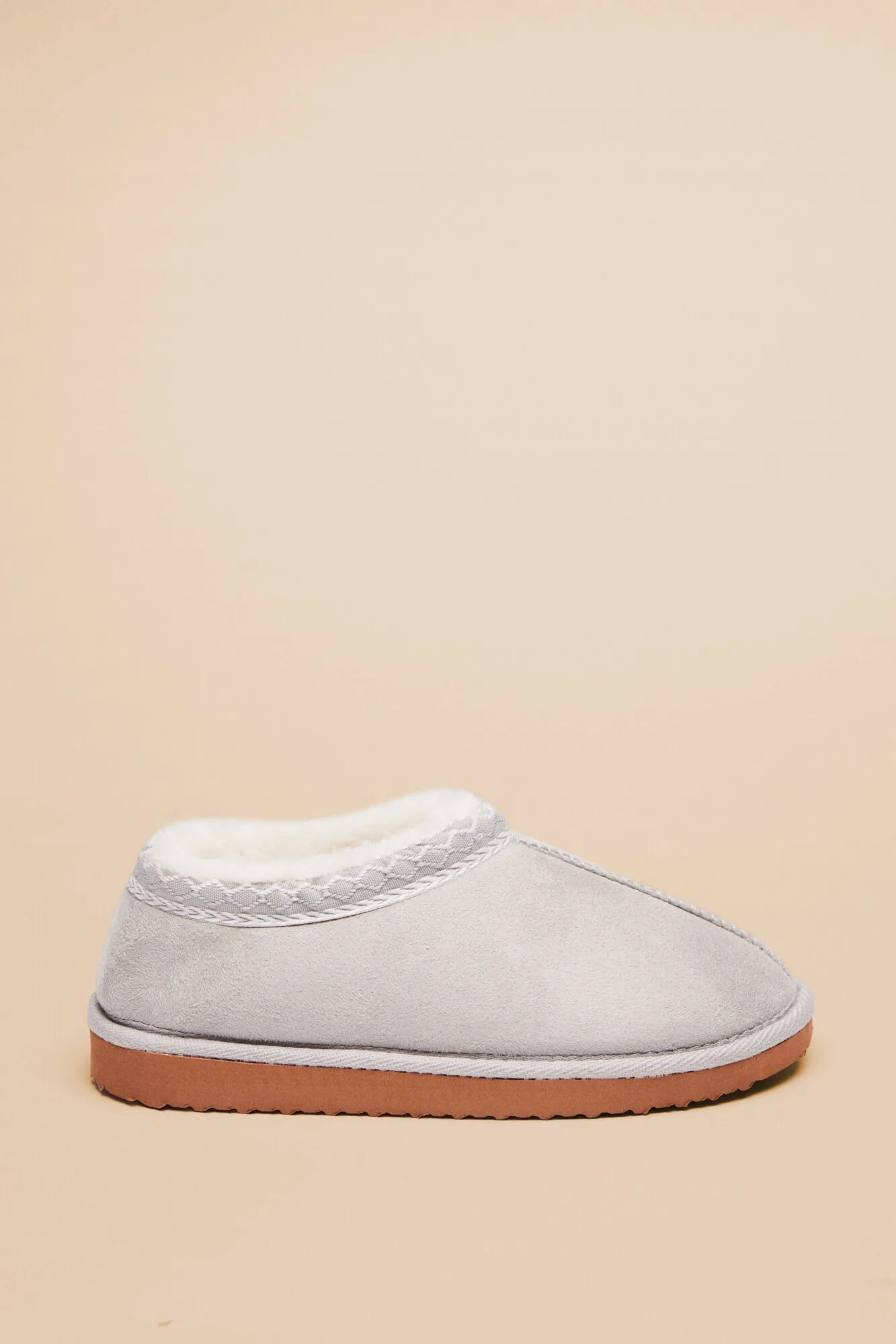 Zapatillas casa bota gris