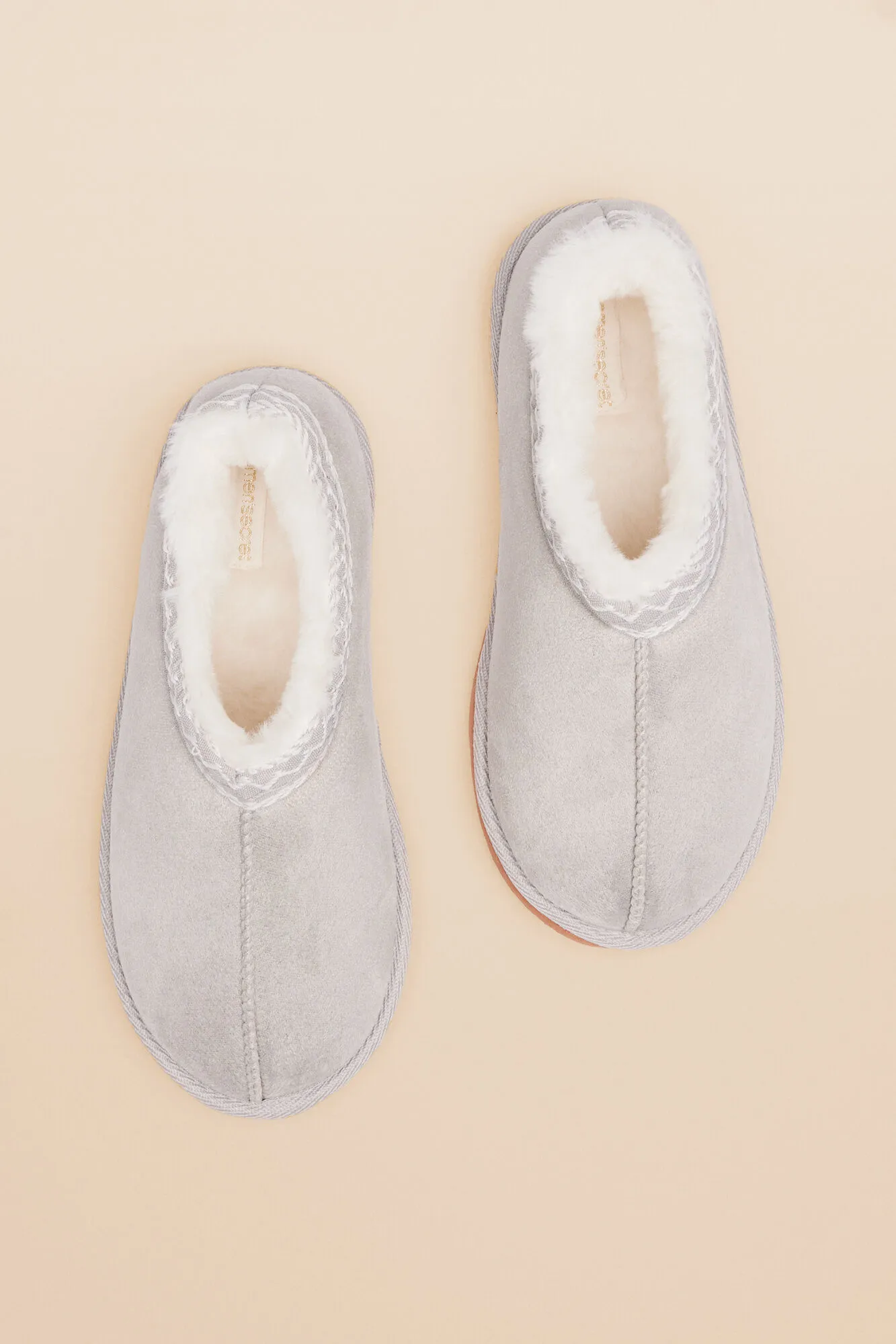 Zapatillas casa bota gris
