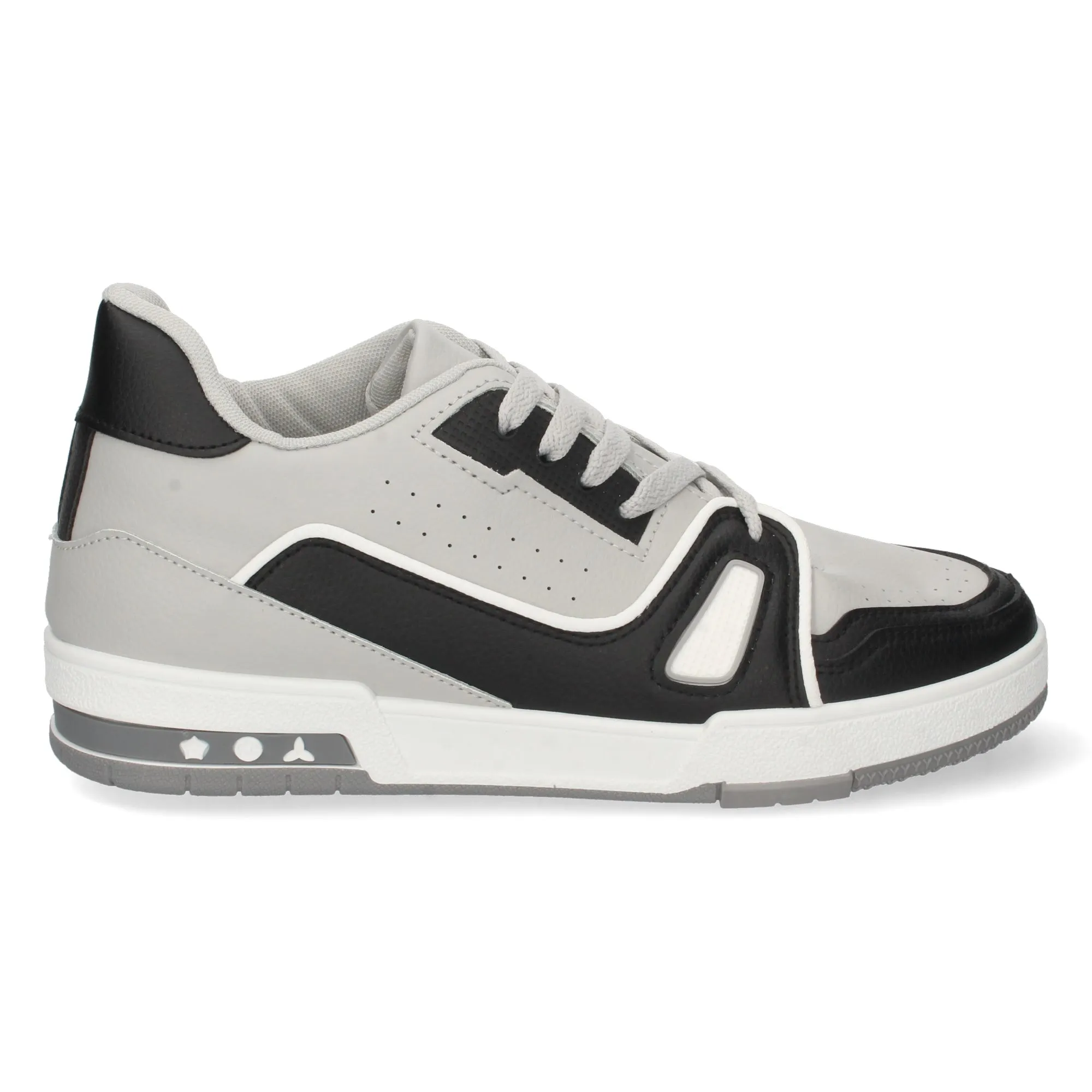 Zapatillas casual hombre color gris