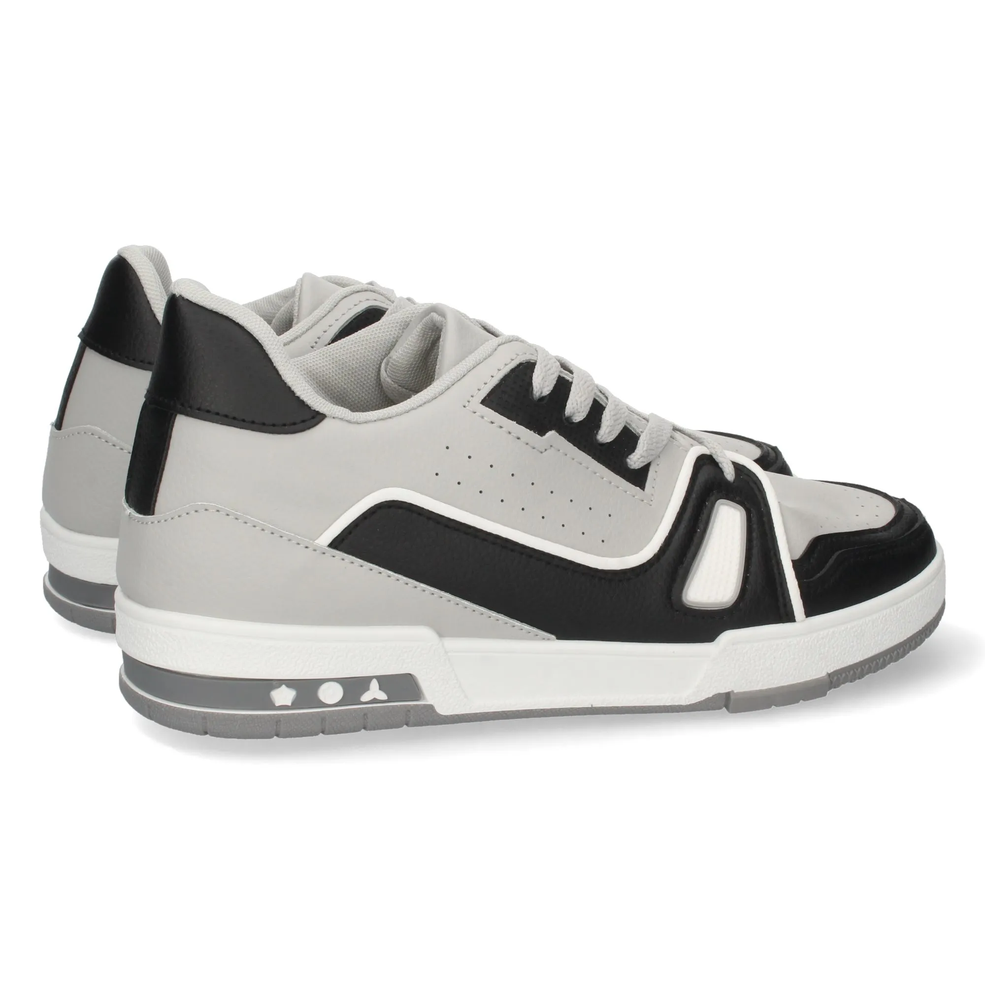 Zapatillas casual hombre color gris