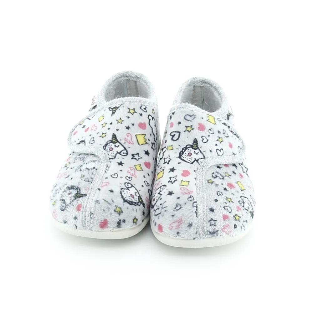 Zapatillas de casa Vulladi Unicornio Gris