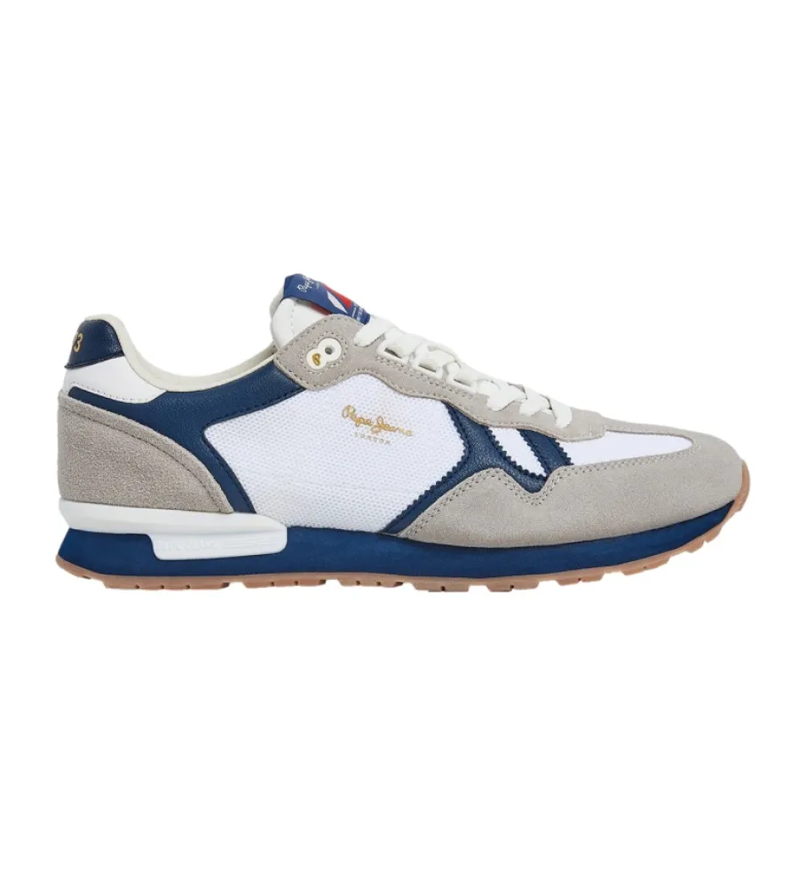 Zapatillas de Piel Brit Retro gris