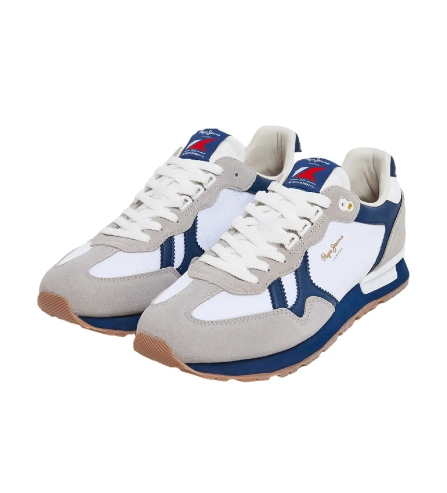 Zapatillas de Piel Brit Retro gris