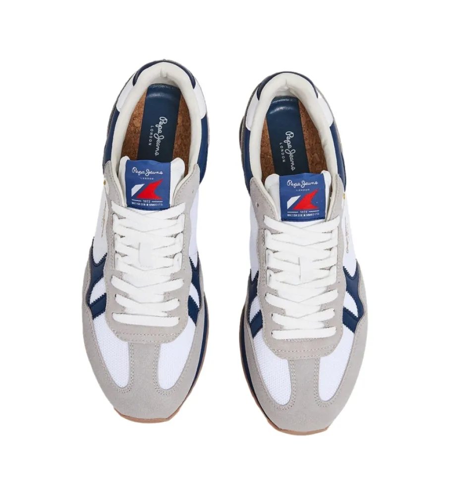 Zapatillas de Piel Brit Retro gris