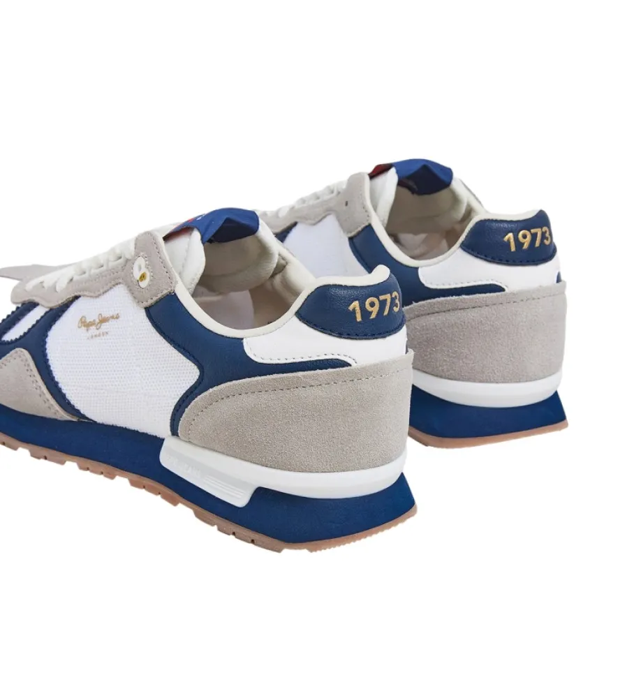 Zapatillas de Piel Brit Retro gris