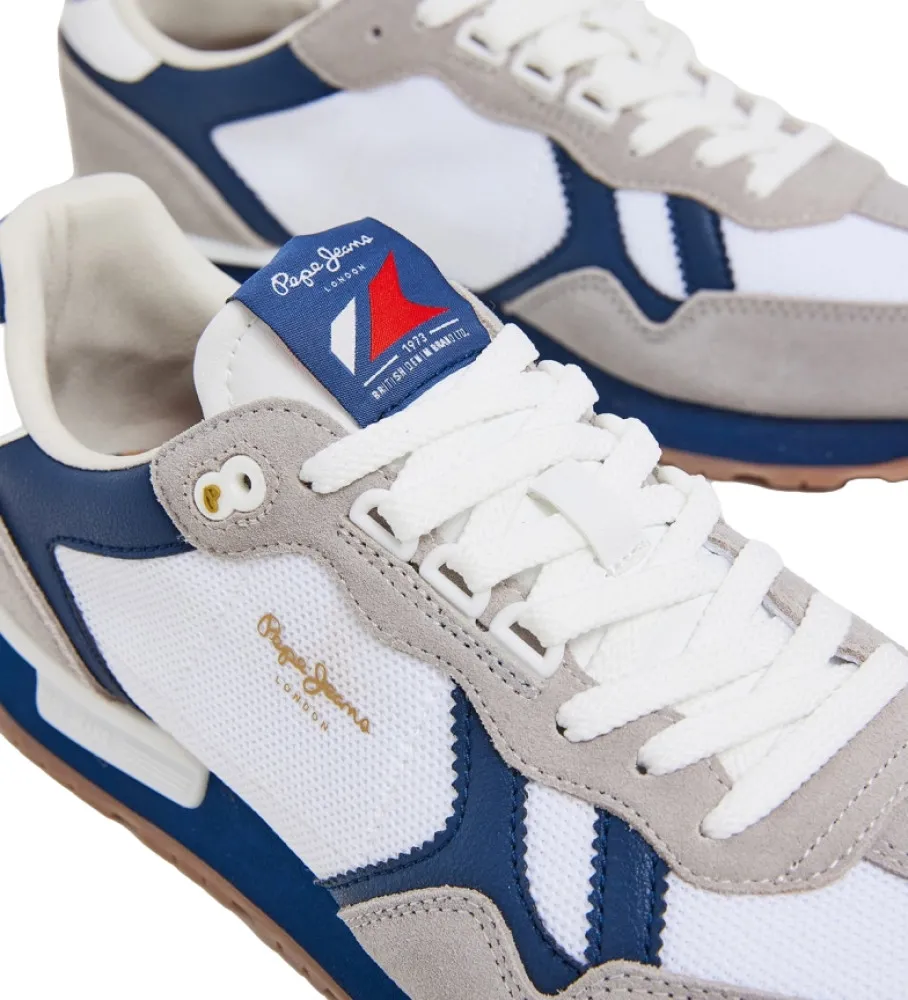 Zapatillas de Piel Brit Retro gris