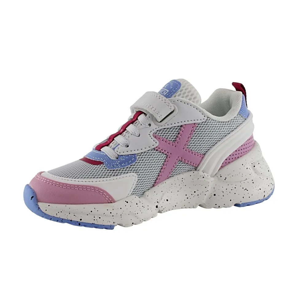ZAPATILLAS MUNICH MINI TRACK BLANCOGRIS
