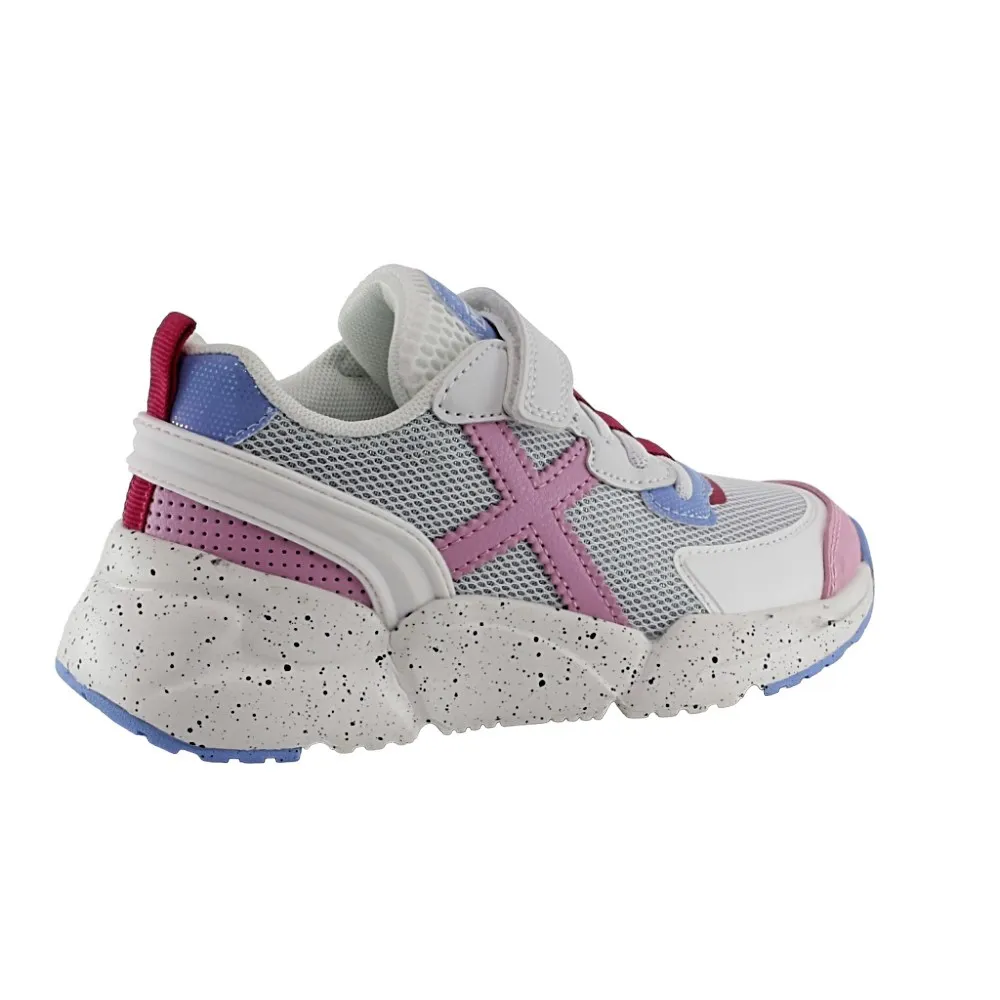 ZAPATILLAS MUNICH MINI TRACK BLANCOGRIS