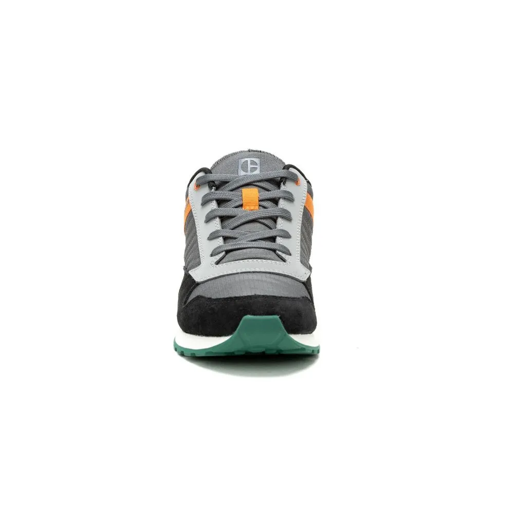 Zapatillas Urbanas Cat Para Hombre Gris Cuero
