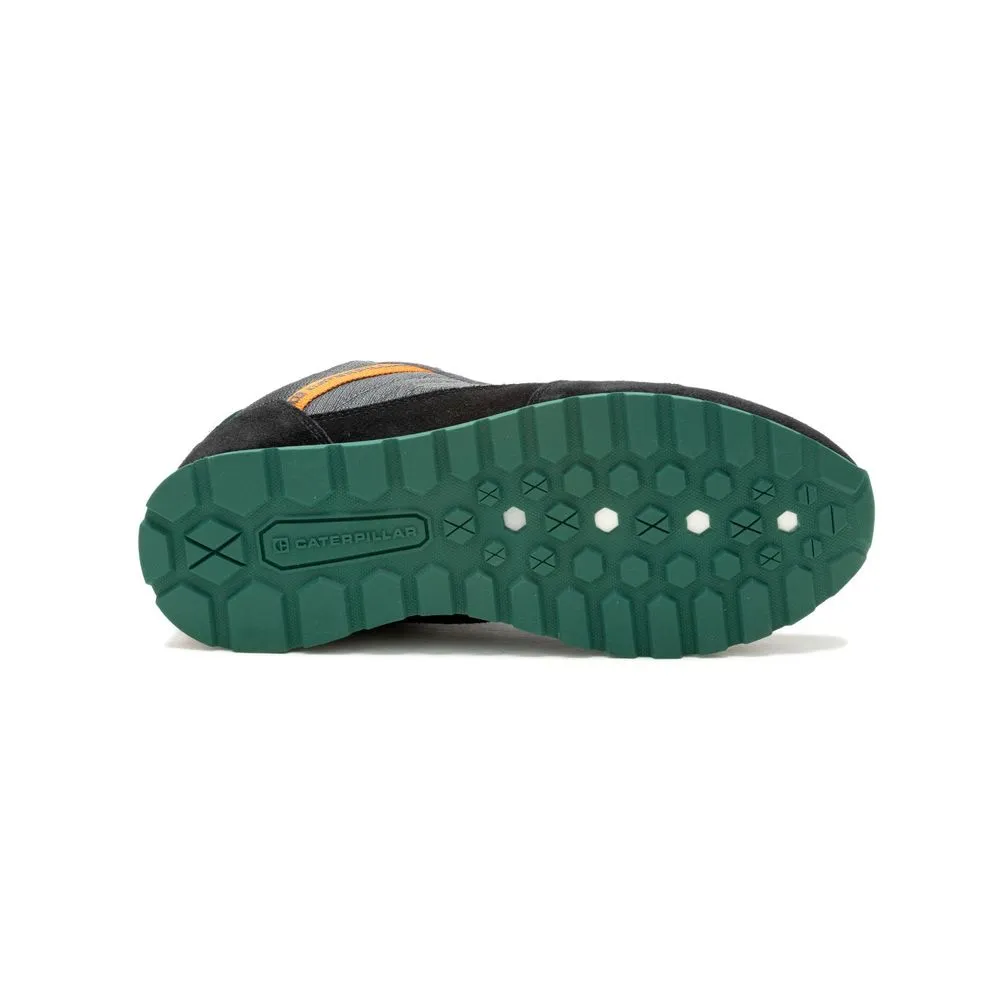 Zapatillas Urbanas Cat Para Hombre Gris Cuero