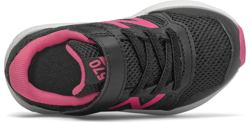 Zapatillas Urbanas Infantil New Balance 570 Negro/Rosado
