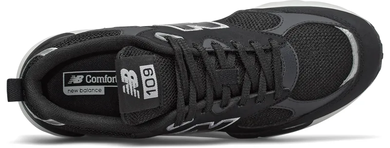 Zapatillas Urbanas Mujer New Balance 109 Negro/Blanco