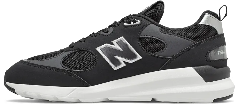 Zapatillas Urbanas Mujer New Balance 109 Negro/Blanco