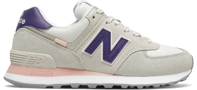 Zapatillas Urbanas Mujer New Balance 574 Blanco Multicolor