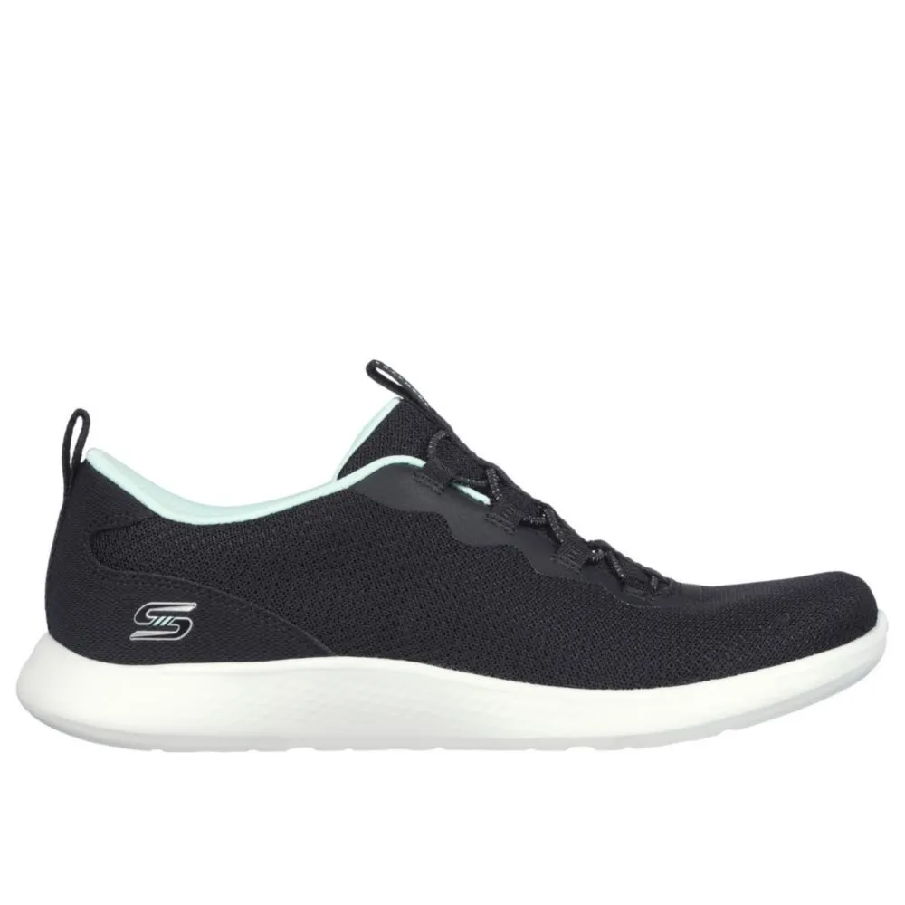 ZAPATILLAS URBANAS PARA MUJER SKECHERS 104481BKW NEGRO