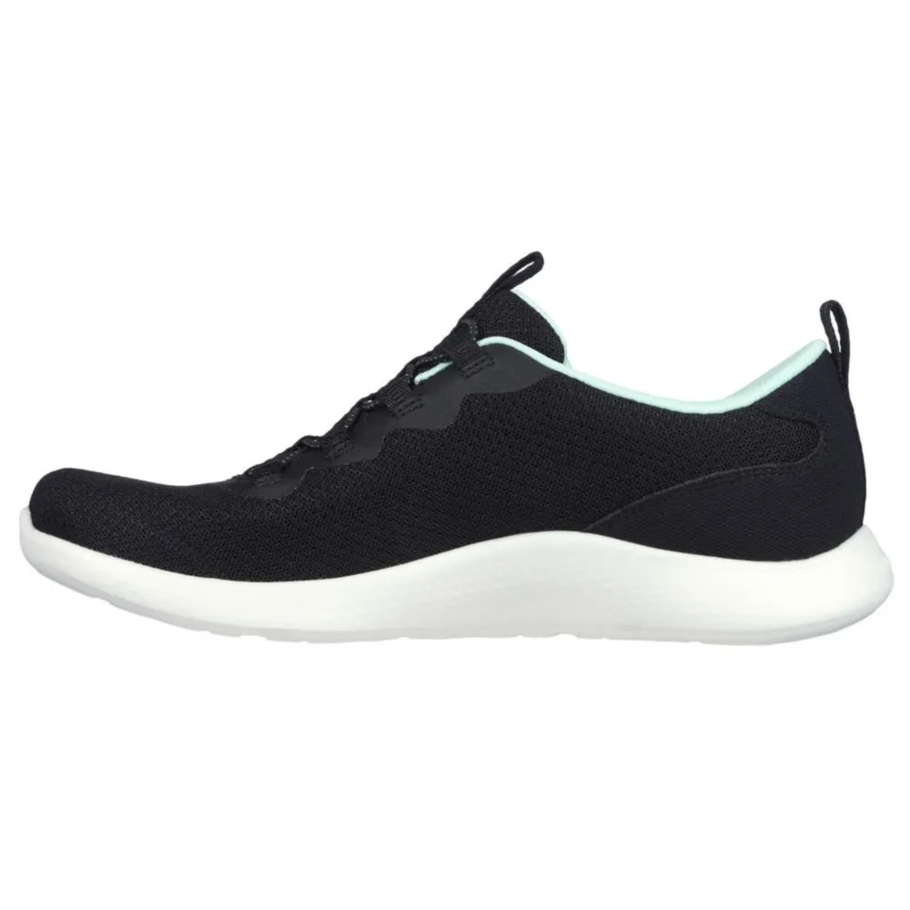 ZAPATILLAS URBANAS PARA MUJER SKECHERS 104481BKW NEGRO
