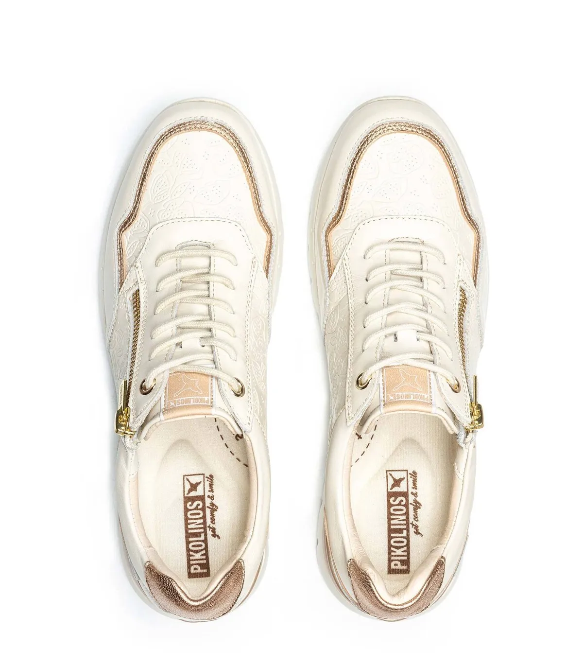 ZAPATILLAS URBANAS TROQUELADAS PIKOLINOS MESINA W6B6944C3 BLANCO