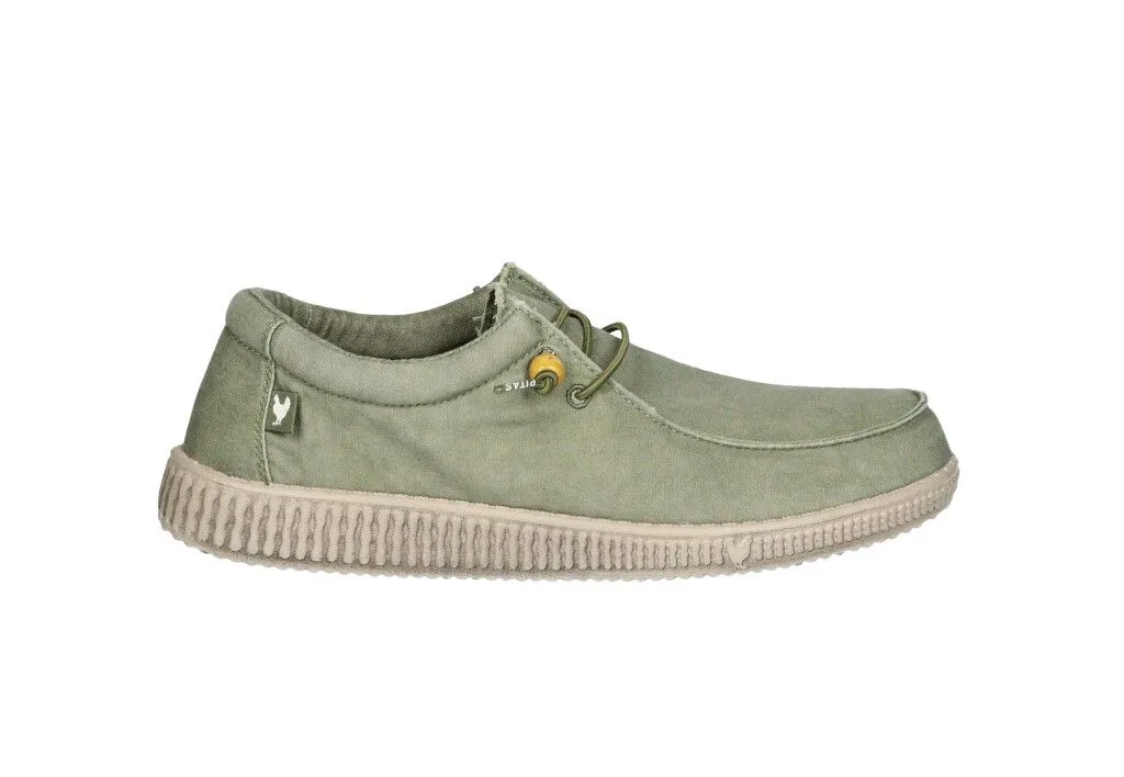 Zapato Cordon Lona Kaki Piso Taupe