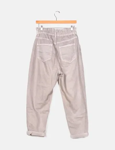 Zara Jeans baggy gris